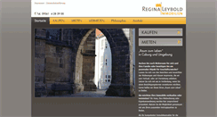 Desktop Screenshot of immobilien-leybold.de